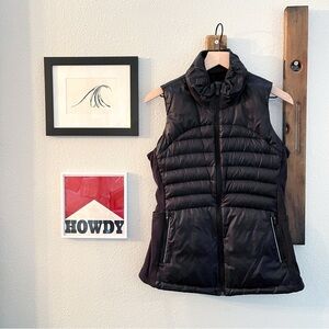 $148 Lululemon Down For A Run Vest II Black Size 8 Down Puffer